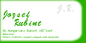 jozsef rubint business card